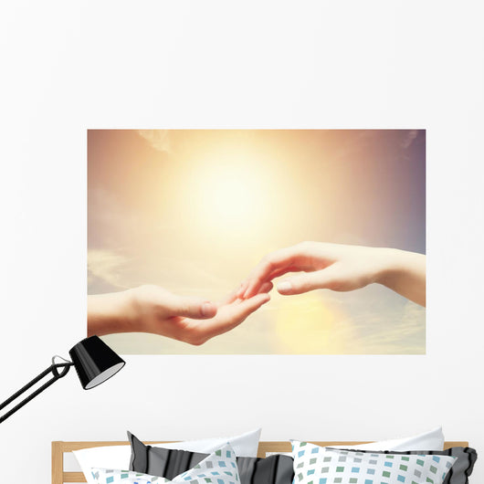 Soft Gentle Touch Man Wall Decal
