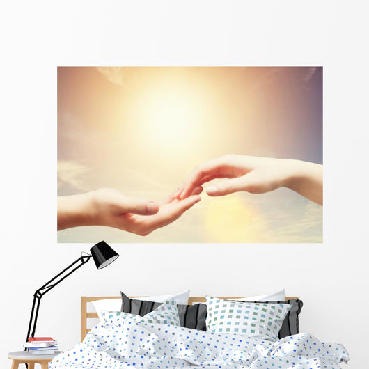 Soft Gentle Touch Man Wall Decal