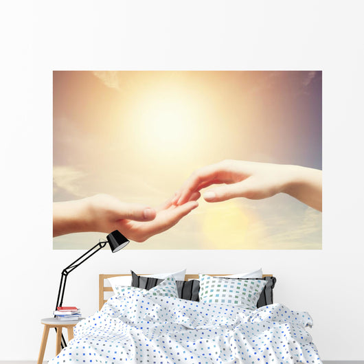 Soft Gentle Touch Man Wall Decal