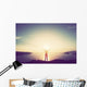 Happy Woman with Hands Wall Decal