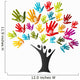 Abstract logo with helping tree Wall Decal