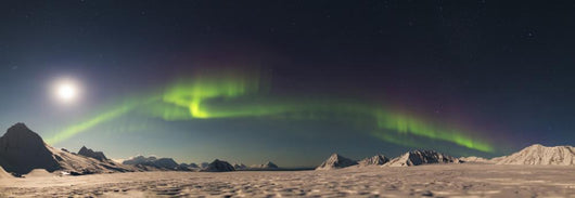 Panorama Northern Lights Arctic Wall Decal