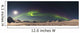 Panorama Northern Lights Arctic Wall Decal