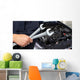 Hand Mechanic with Wrench Wall Decal
