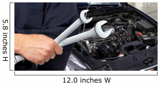 Hand Mechanic with Wrench Wall Decal