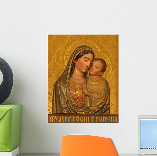 Seville Wooden Baroque Relief Wall Decal