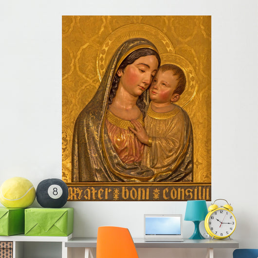 Seville Wooden Baroque Relief Wall Decal