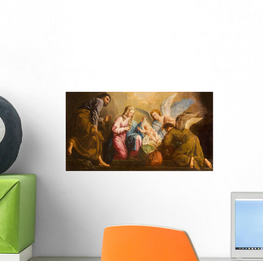 Vienna Nativity Paint Presbytery Wall Decal