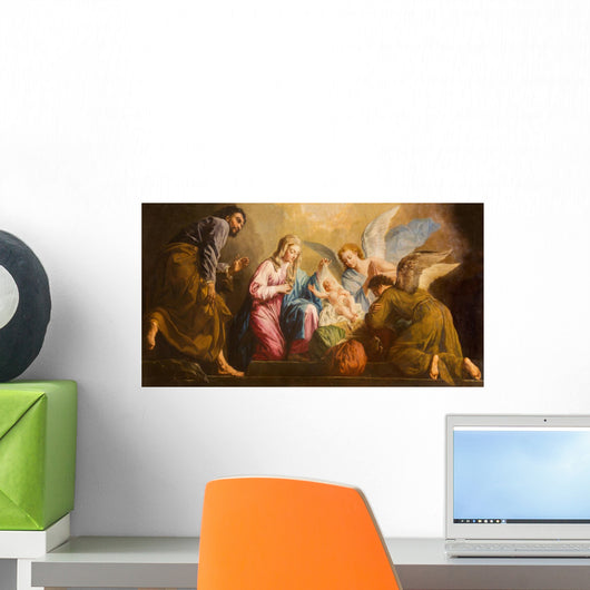 Vienna Nativity Paint Presbytery Wall Decal