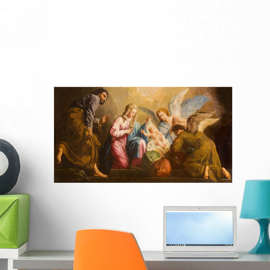 Vienna Nativity Paint Presbytery Wall Decal