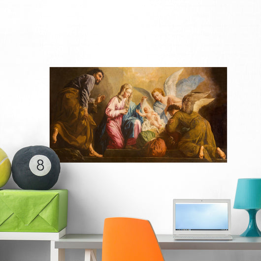 Vienna Nativity Paint Presbytery Wall Decal