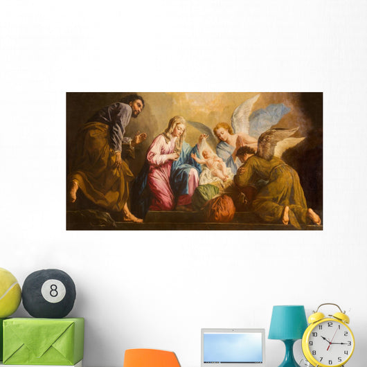 Vienna Nativity Paint Presbytery Wall Decal