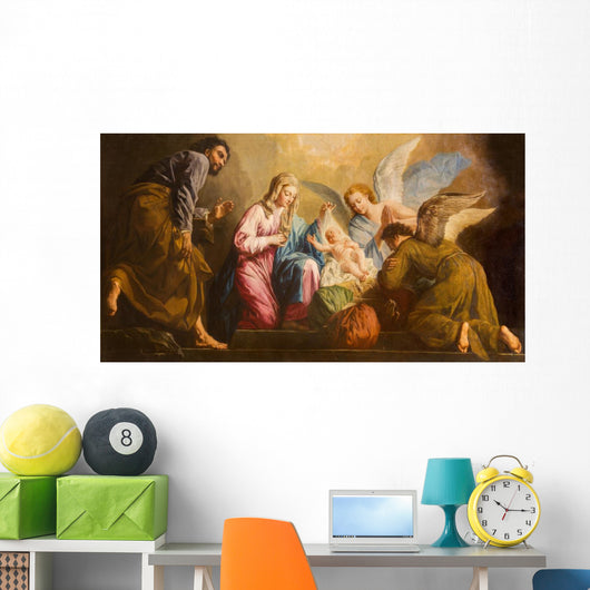 Vienna Nativity Paint Presbytery Wall Decal