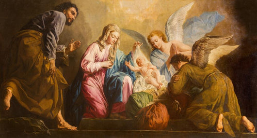 Vienna Nativity Paint Presbytery Wall Decal