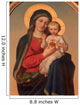 Vienna Madonna Paint Side Wall Decal