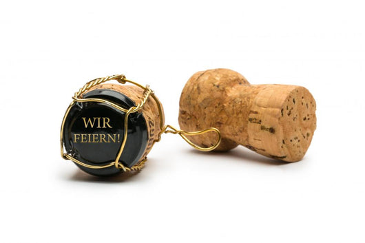 Champagnerkorken - wir feiern Wall Decal