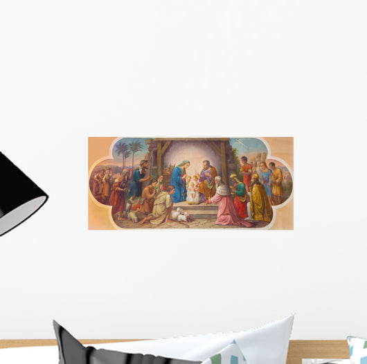 Vienna Fresco Nativity Scene Wall Decal