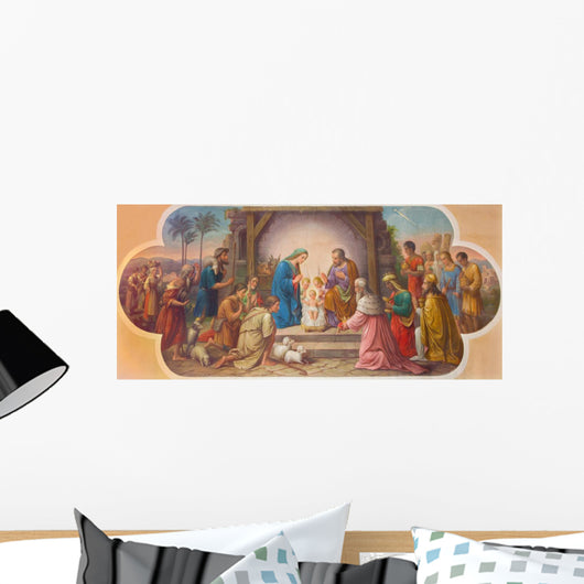 Vienna Fresco Nativity Scene Wall Decal