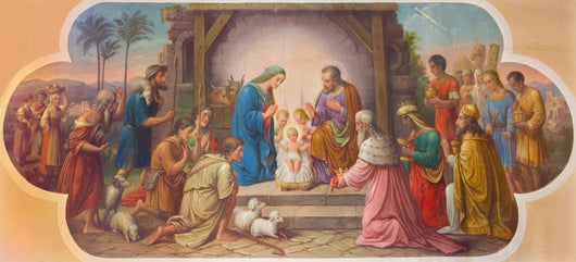 Vienna Fresco Nativity Scene Wall Decal