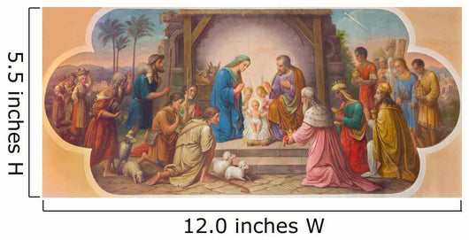 Vienna Fresco Nativity Scene Wall Decal