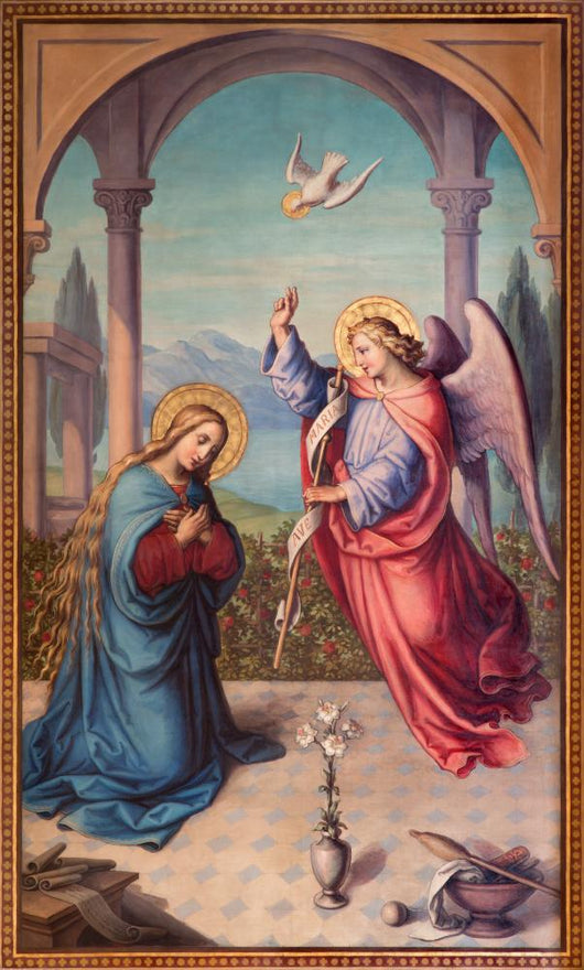 Vienna Annunciation Paint Church Wall Decal
