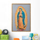Brussels - paint of Virgin Mary of Guadalupe Wall Decal