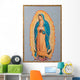 Brussels - paint of Virgin Mary of Guadalupe Wall Decal