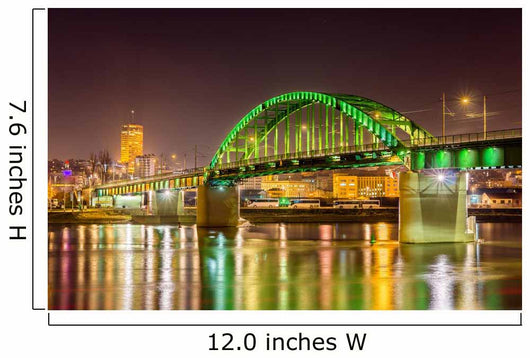 Old Sava Bridge in Belgrade - Serbia Wall Decal
