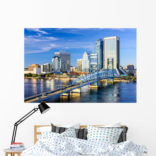 Jacksonville Florida USA City Wall Decal