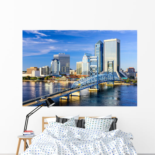 Jacksonville Florida USA City Wall Decal