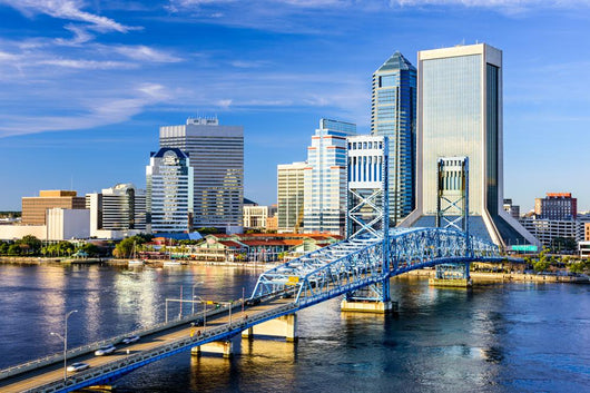 Jacksonville Florida USA City Wall Decal