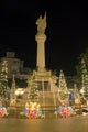 Columbus Plaza Christmas Wall Decal