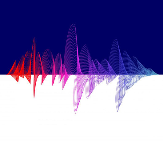 Vector Equalizer Colorful Dark Wall Decal