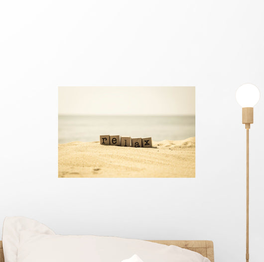 Relaxing Beach Break Holiday Wall Decal