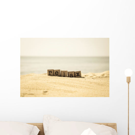 Relaxing Beach Break Holiday Wall Decal