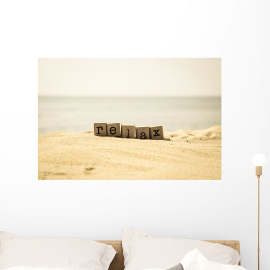 Relaxing Beach Break Holiday Wall Decal