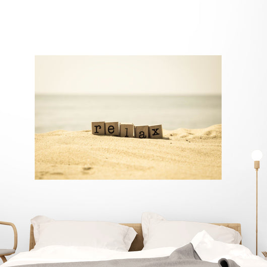 Relaxing Beach Break Holiday Wall Decal