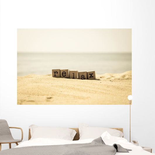 Relaxing Beach Break Holiday Wall Decal