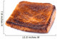 Burnt toast bread Wall Decal