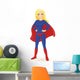 Super Hero Woman Wall Decal