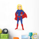 Super Hero Woman Wall Decal