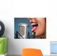 Singing Woman's Mouth Wall Decal