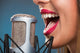Singing Woman's Mouth Wall Decal