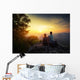 Vignette Hikers Wall Decal