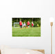 Kids Soccer Blur Wall Decal