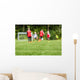 Kids Soccer Blur Wall Decal