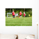 Kids Soccer Blur Wall Decal