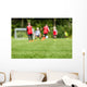 Kids Soccer Blur Wall Decal