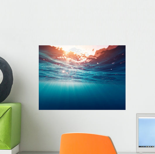 Blue Sea Wall Decal