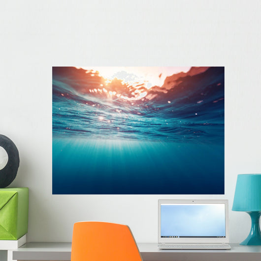 Blue Sea Wall Decal